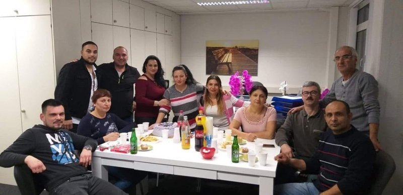 Teamtreffen im Büro